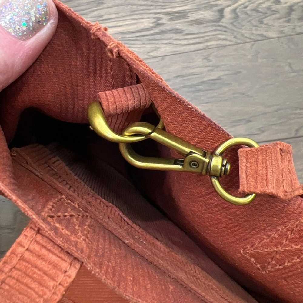 NWOT MADEWELL Transport Corduroy Suede Tote Russe… - image 8