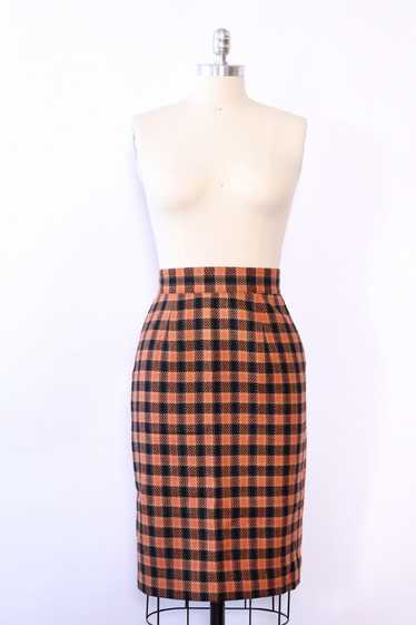 Clementine Checkered Skirt XS