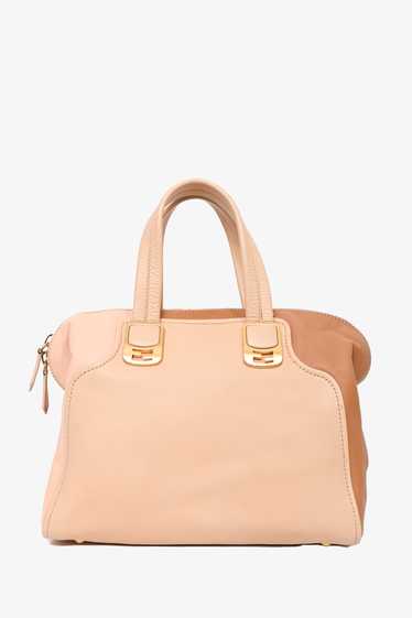 Fendi Brown Two-Toned Small 'Chameleon' Convertibl