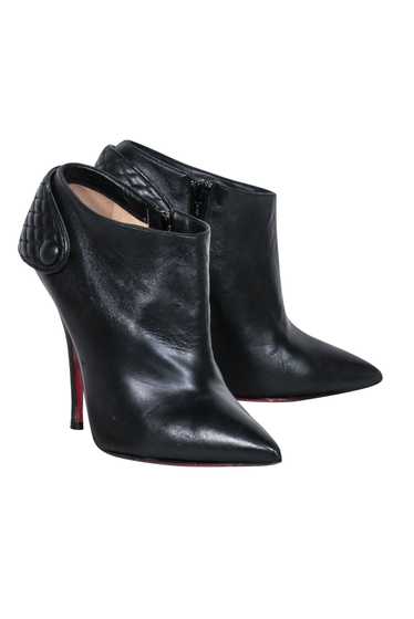 Christian Louboutin - Black Leather Pointed Toe He