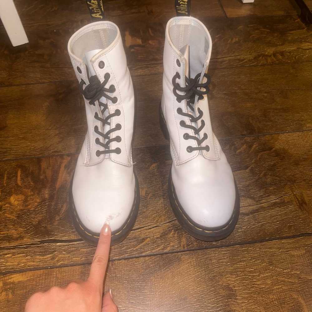 White Doc Martens impeccable condition - image 2