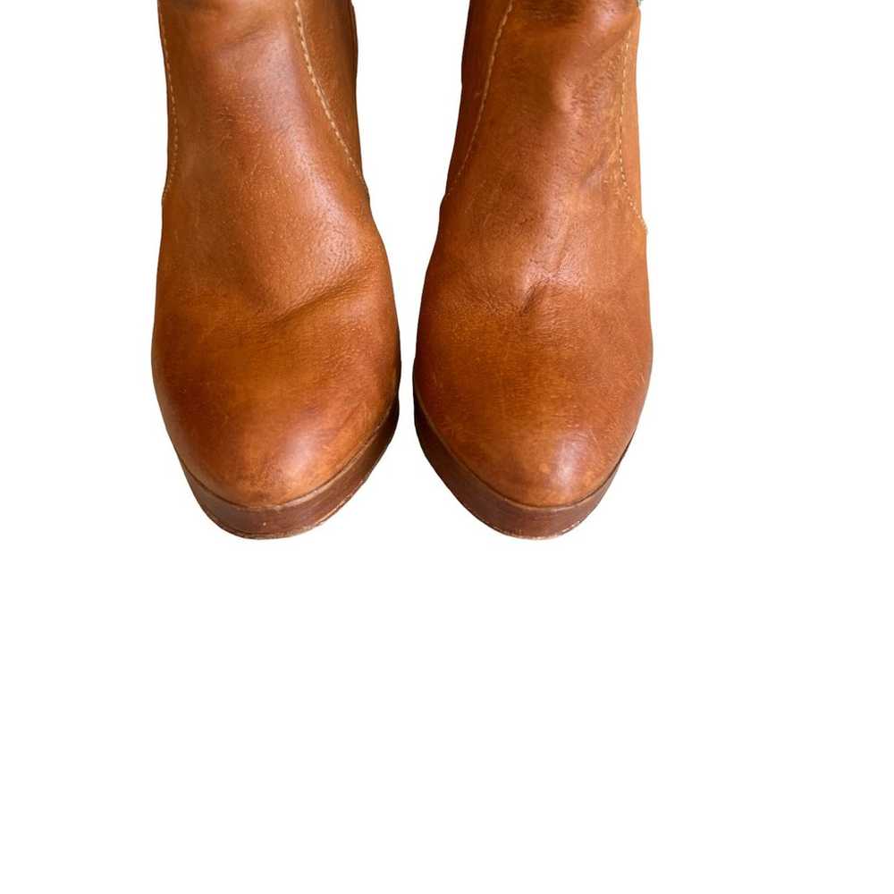 Frye Harlow Multi Strap Leather Platform Boots 7 - image 4