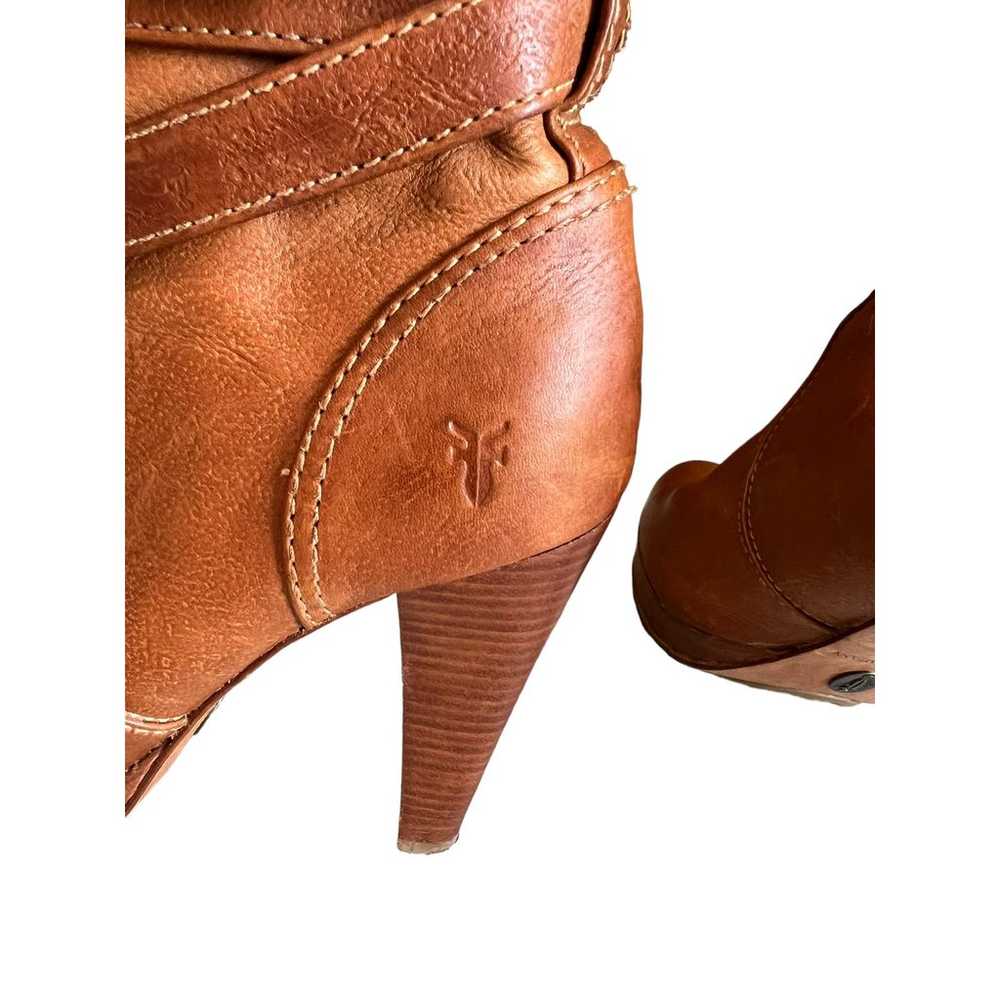 Frye Harlow Multi Strap Leather Platform Boots 7 - image 6