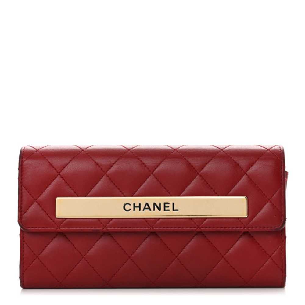 CHANEL Lambskin Quilted Trendy CC Large Gusset Fl… - image 1