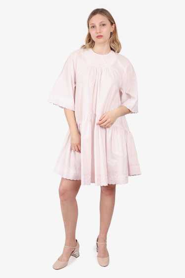 Simone Rocha Pink Lace Drop Waist Dress Size 6 - image 1
