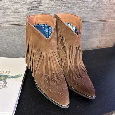 Dingo fringe western booties