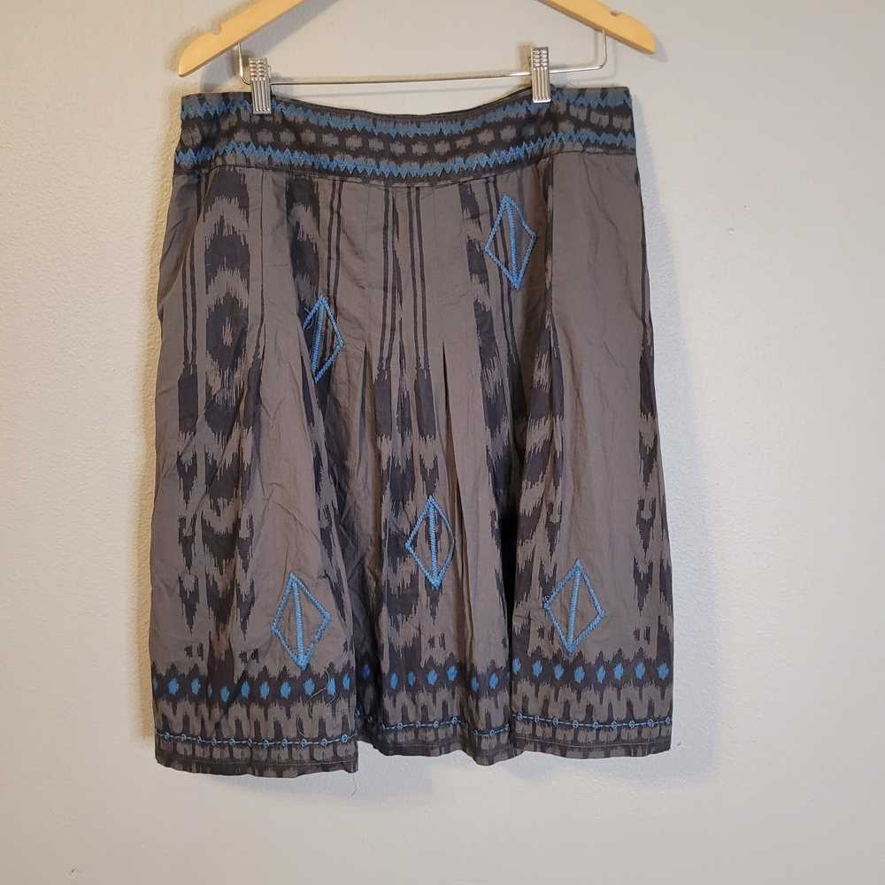 Vintage Esprit Skirt Women's 14 Southwestern Embr… - image 1