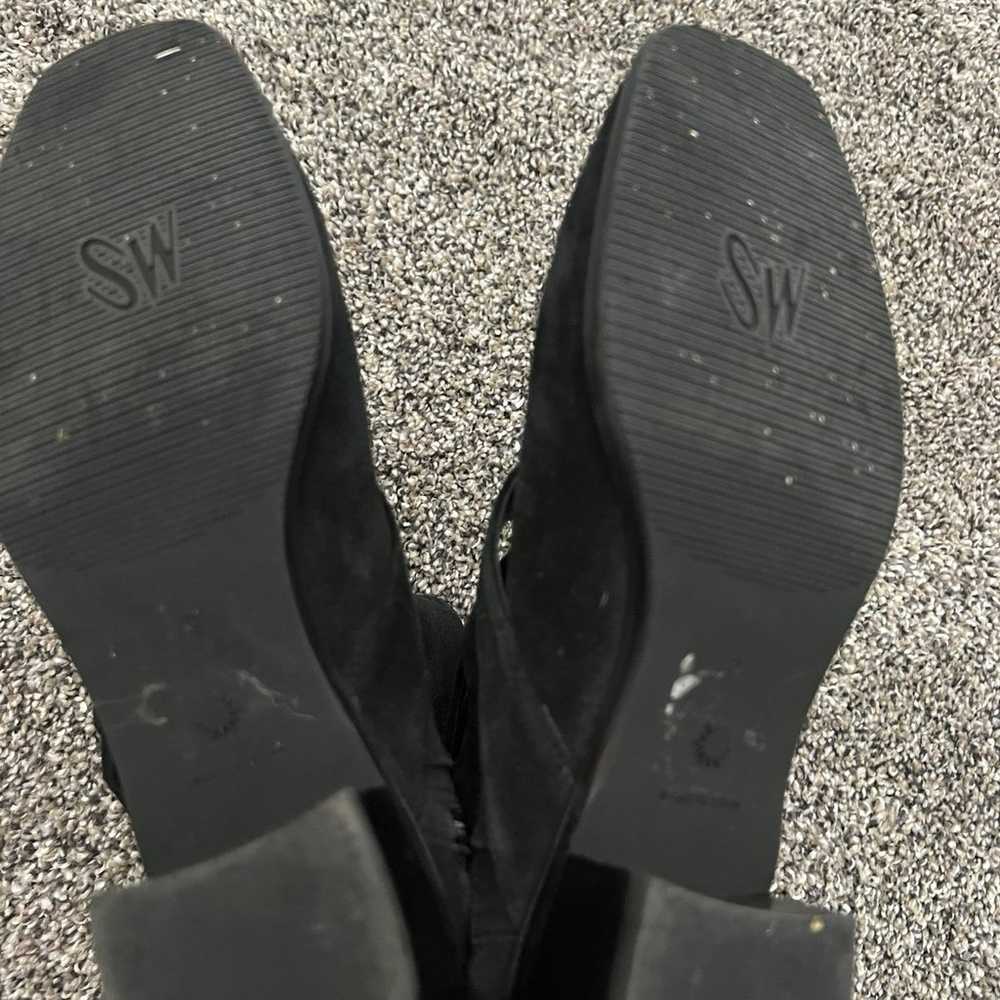 Stuart weitzman boots suede size 5 - image 7