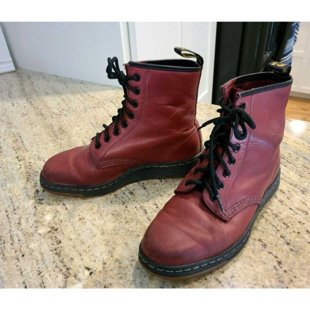 Doc Martens Women's 6 Burgundy Red Combat Boots. … - image 2