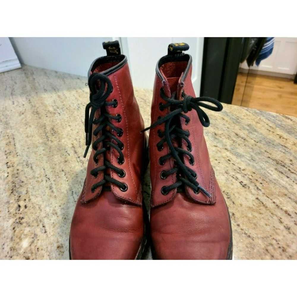 Doc Martens Women's 6 Burgundy Red Combat Boots. … - image 4