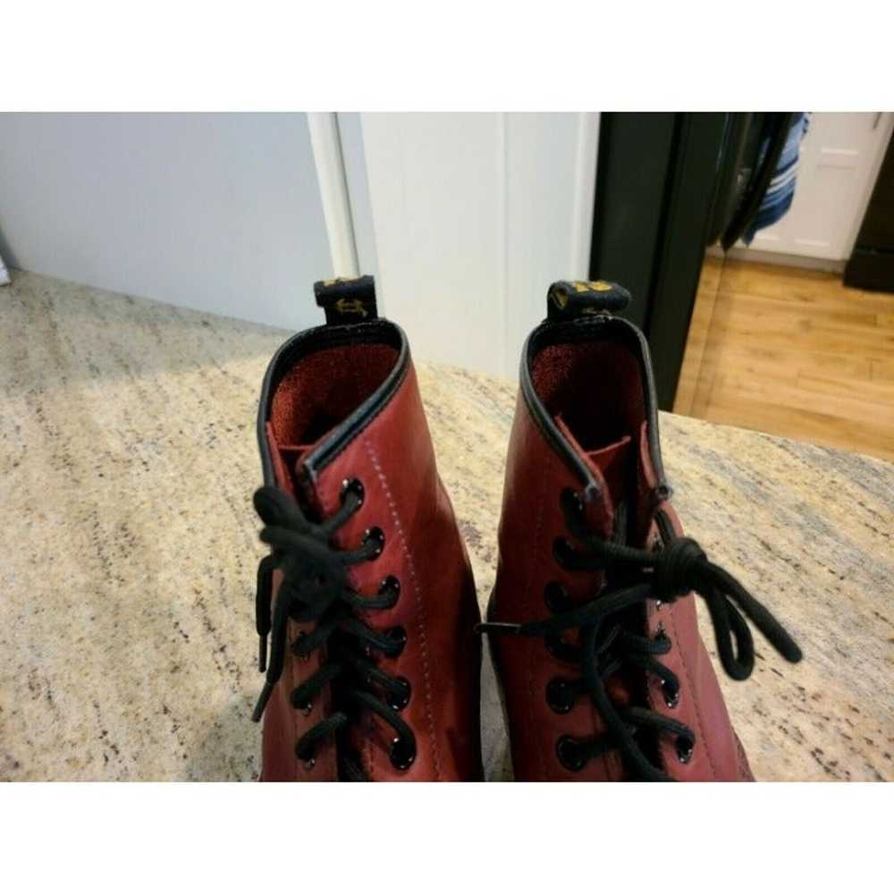 Doc Martens Women's 6 Burgundy Red Combat Boots. … - image 5