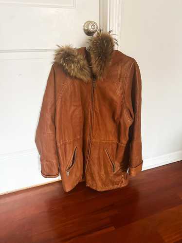 Saks Fifth Avenue vintage leather and fur Saks…