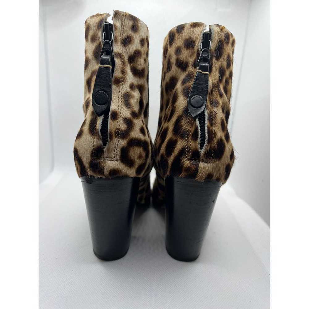 Rag & Bone Designer Ponyhair Ankle Boots Luxury H… - image 4