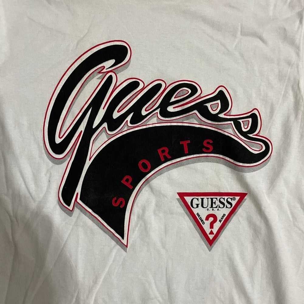 Guess × Vintage Vintage 90s Guess Graphic Tee Siz… - image 2