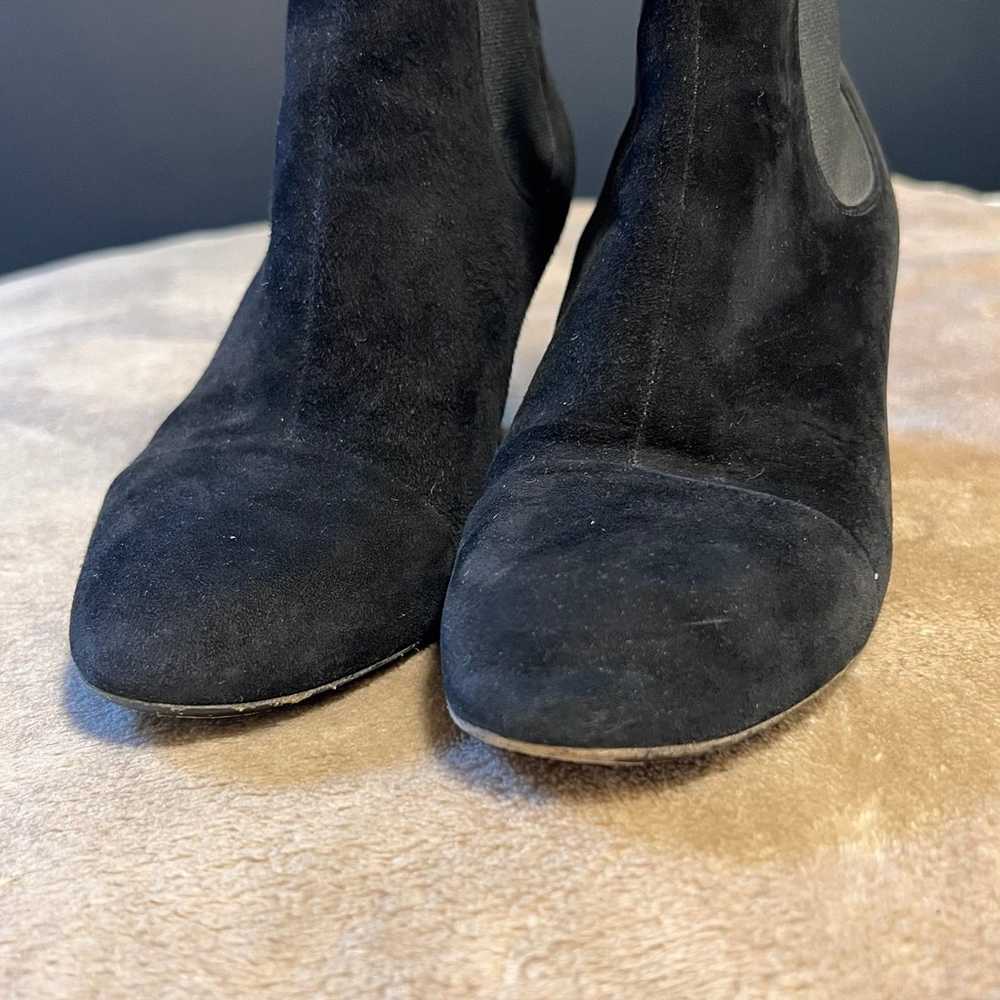 Louis Vuitton Black Suede Chelsea Boots - image 5