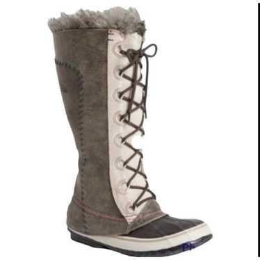 Sorel Cate the Great Tall Winter Boots, Leather W… - image 1