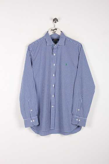 Ralph Lauren Checked Shirt Blue Large - image 1