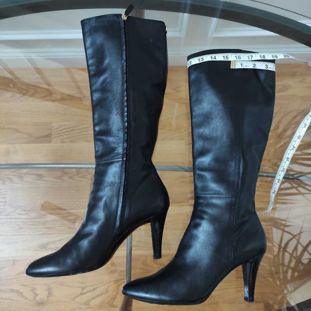Gucci Heeled Boots zip up tall boots women's 10.5… - image 4