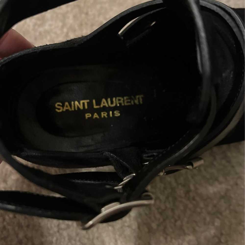 Saint Laurent Rock Triple-Strap 40mm Bootie - image 4