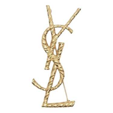 Saint Laurent Monogramme pin & brooche