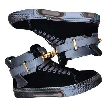 Buscemi Leather high trainers