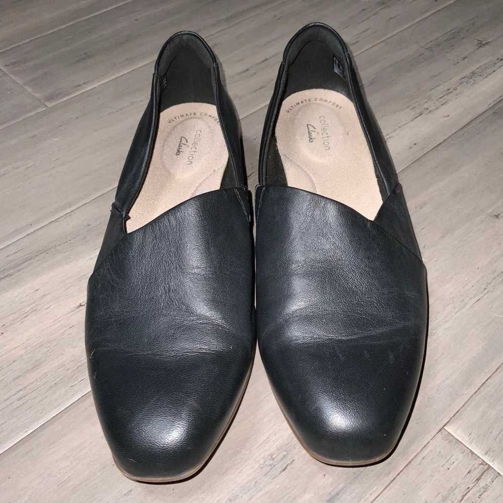 Clarks 8.5 Women's Juliet Palm Loafer Leather Bla… - image 4