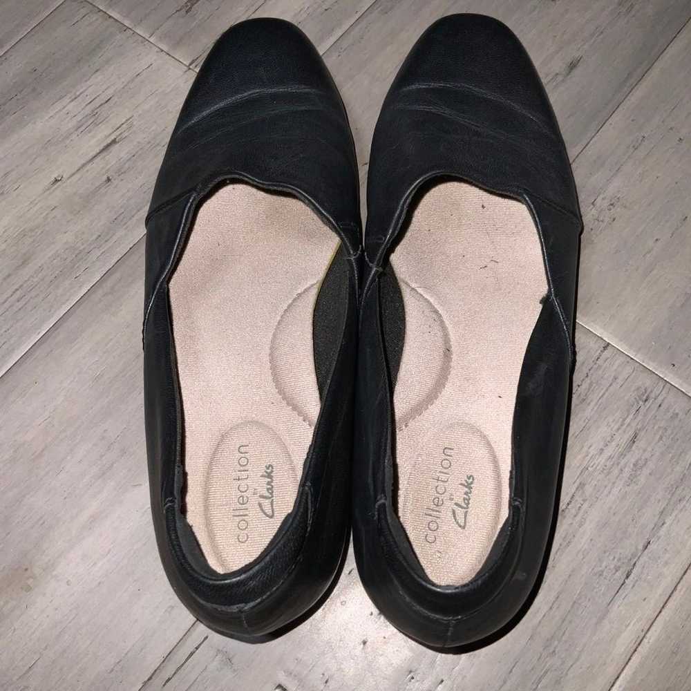 Clarks 8.5 Women's Juliet Palm Loafer Leather Bla… - image 9