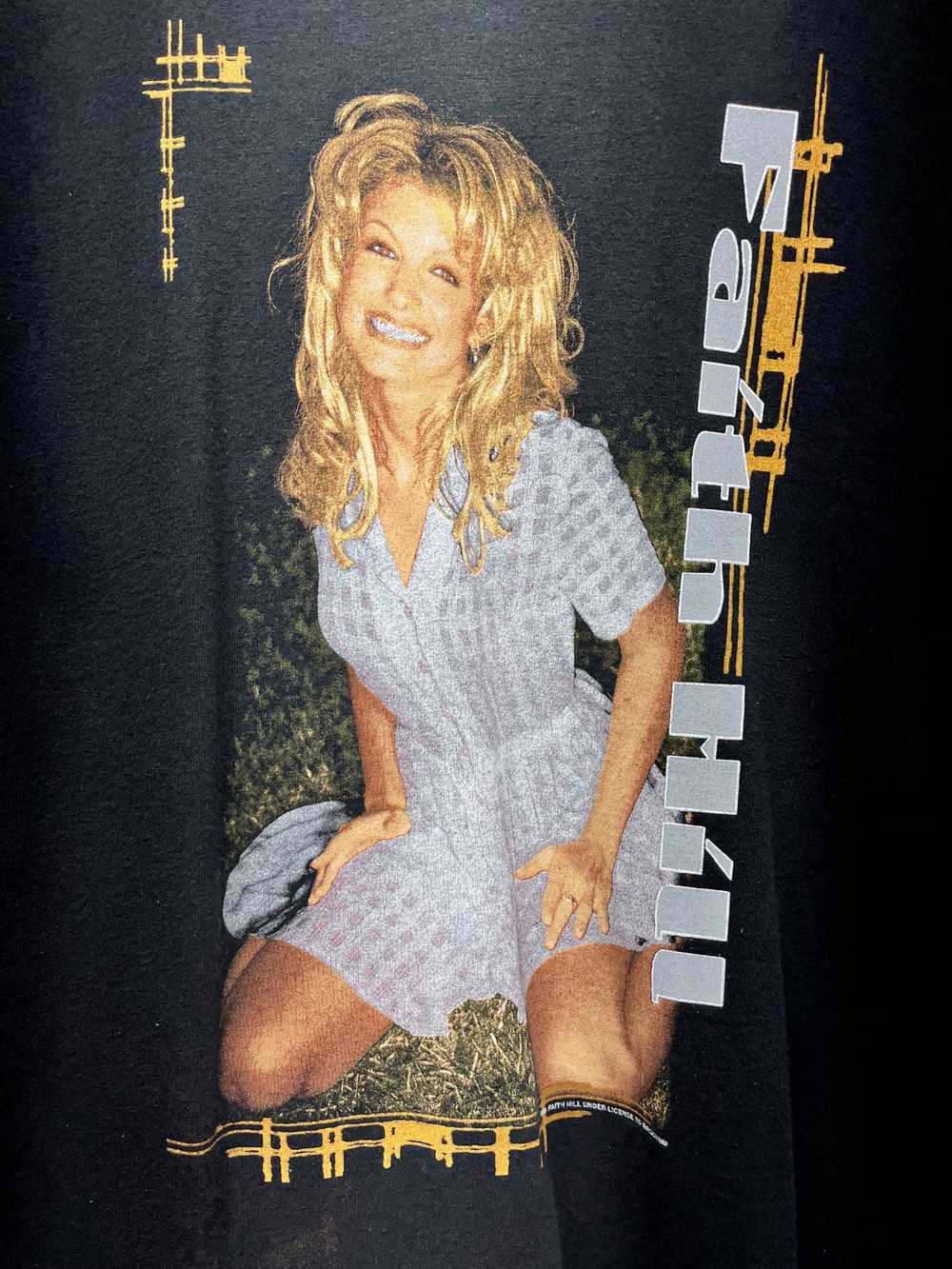 Vintage Faith Hill Country Music T-Shirt: XL - image 2
