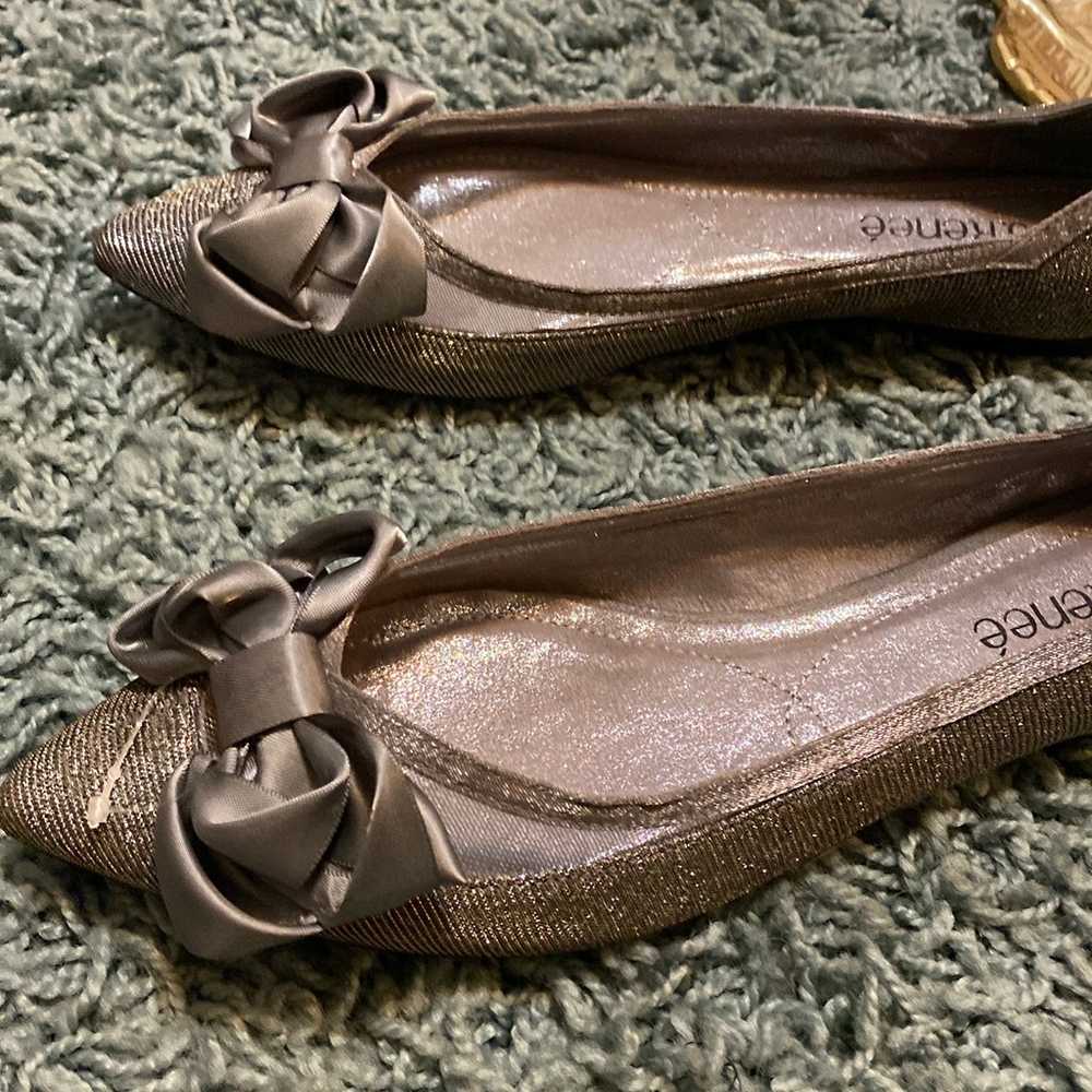 J. Renee  Allitson flats Shoes Glitter Slip On - image 10