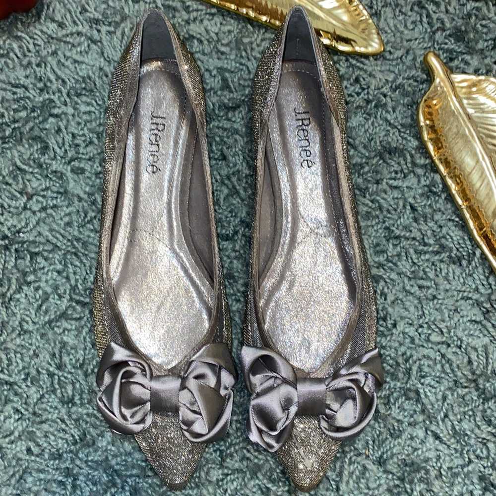 J. Renee  Allitson flats Shoes Glitter Slip On - image 8