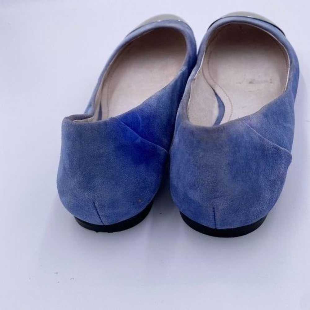 Vince Camuto 7.5 Blue Suede Silver Toe - image 4