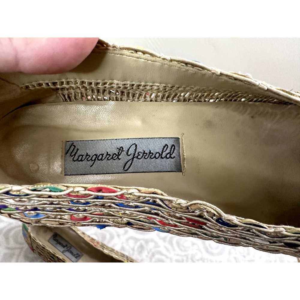 1980s Vintage Margaret Jerrold Size 10.5 Cork Wov… - image 11
