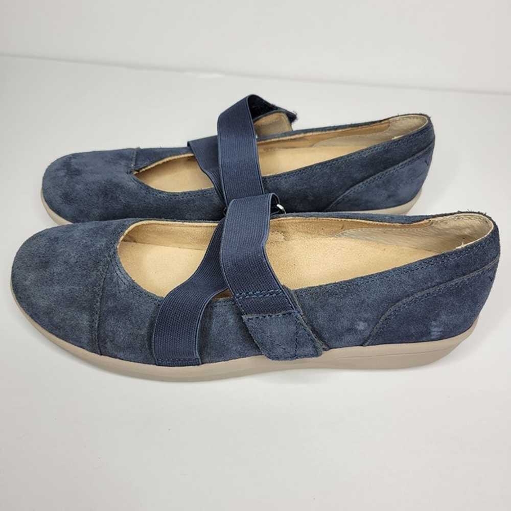 Vionic Shelby Womens Shoes Sz 8 Wide Blue Suede M… - image 3