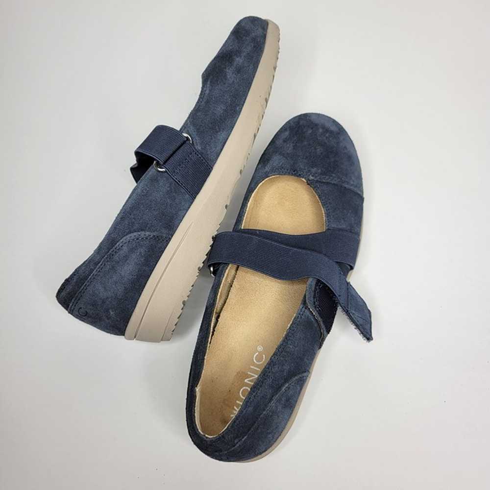 Vionic Shelby Womens Shoes Sz 8 Wide Blue Suede M… - image 7