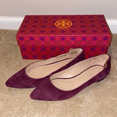 Tory Burch Suede Pointed Flats - image 1