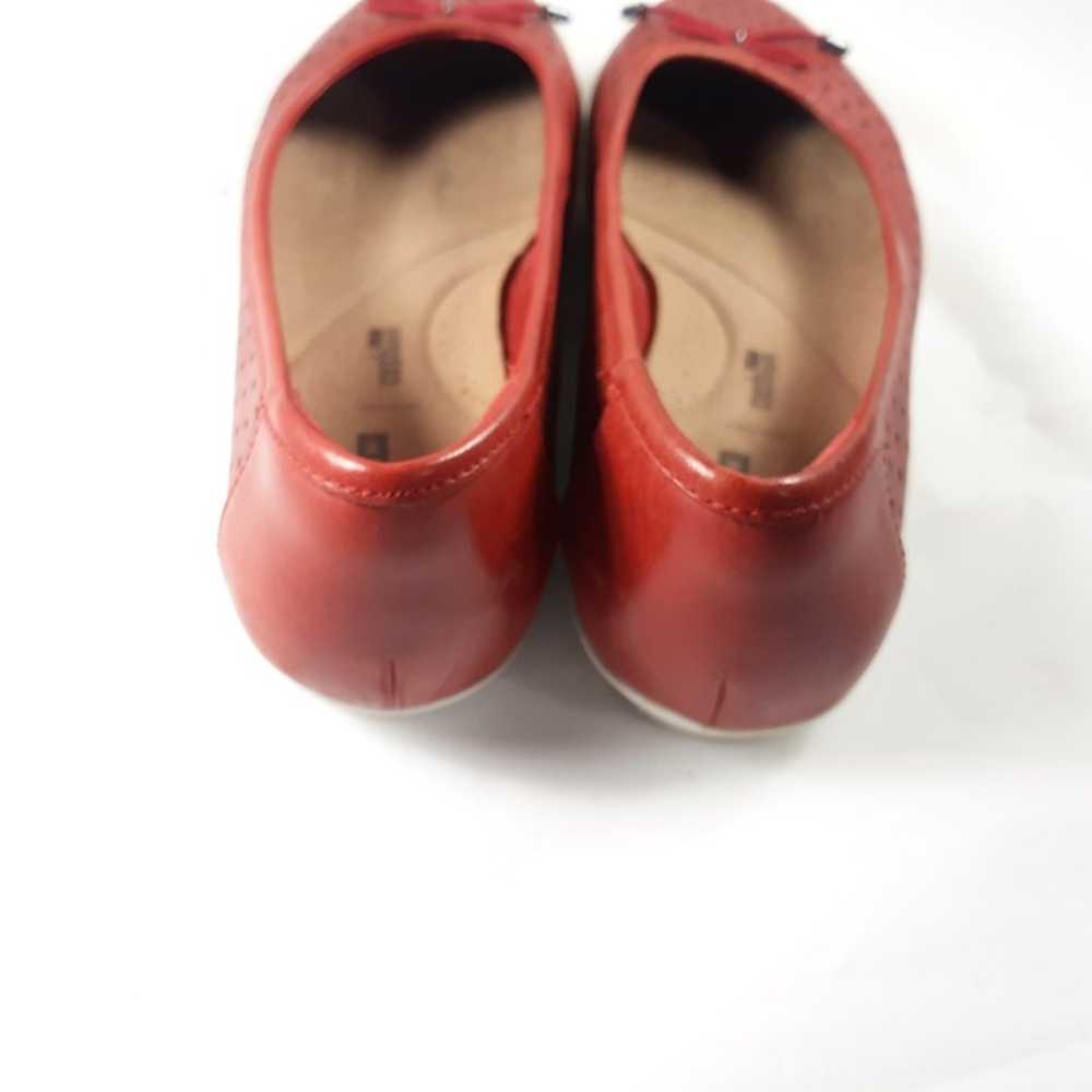 Collections By Clarks Red Ballet Flat Shoes Women… - image 4