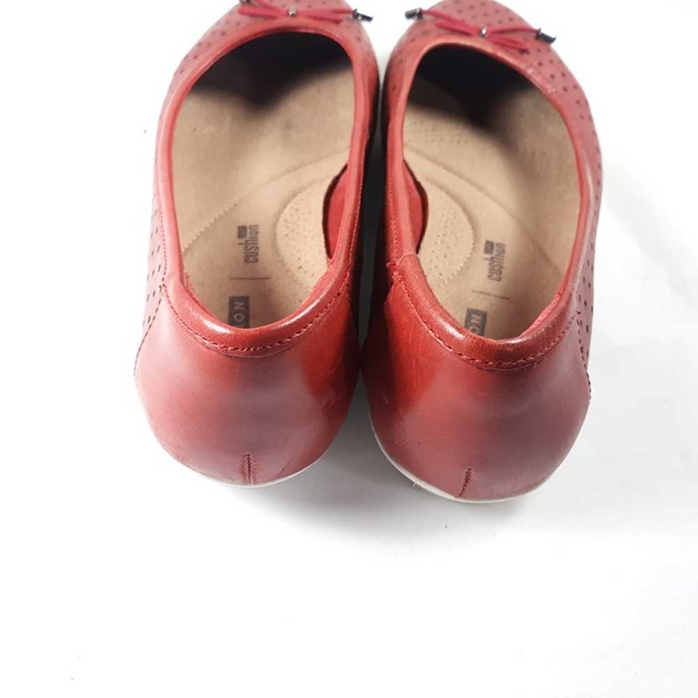 Collections By Clarks Red Ballet Flat Shoes Women… - image 5