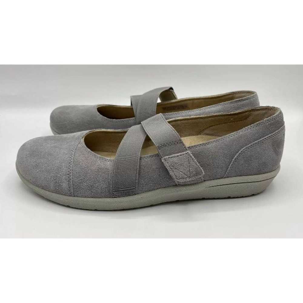 Vionic Shelby Mary Jane Slip On Flat Shoe Gray Su… - image 4