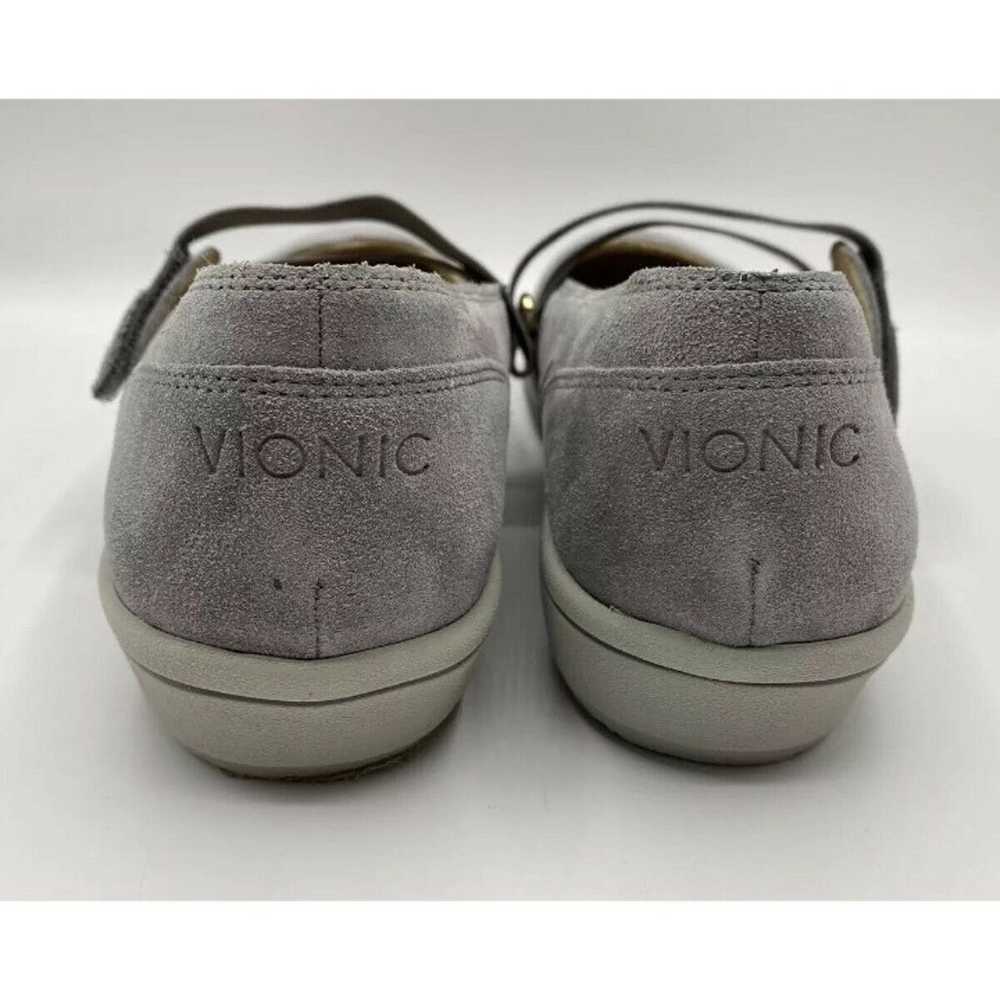 Vionic Shelby Mary Jane Slip On Flat Shoe Gray Su… - image 5