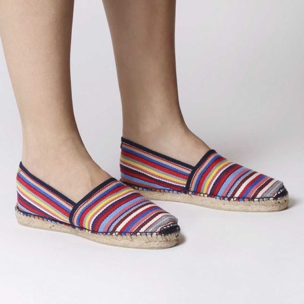 Toni Pons Striped Espadrilles Flats Size 10 - image 11