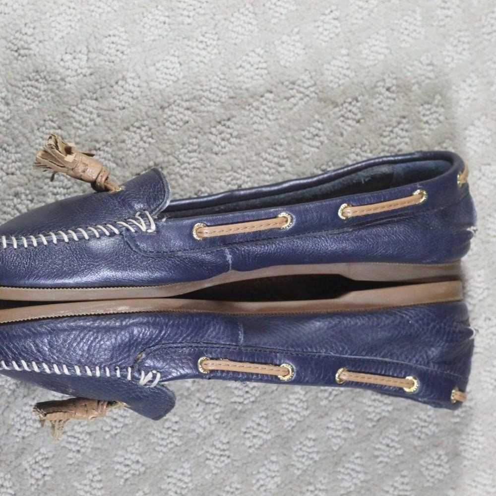 Sperry Topsider Navy Blue Moccasins - LIKE NEW - image 3