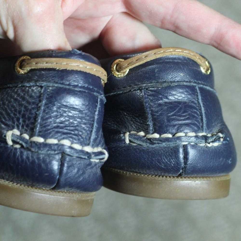 Sperry Topsider Navy Blue Moccasins - LIKE NEW - image 5