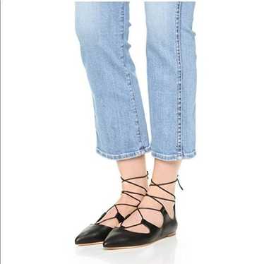 Loeffler Randall Lace Up Flats