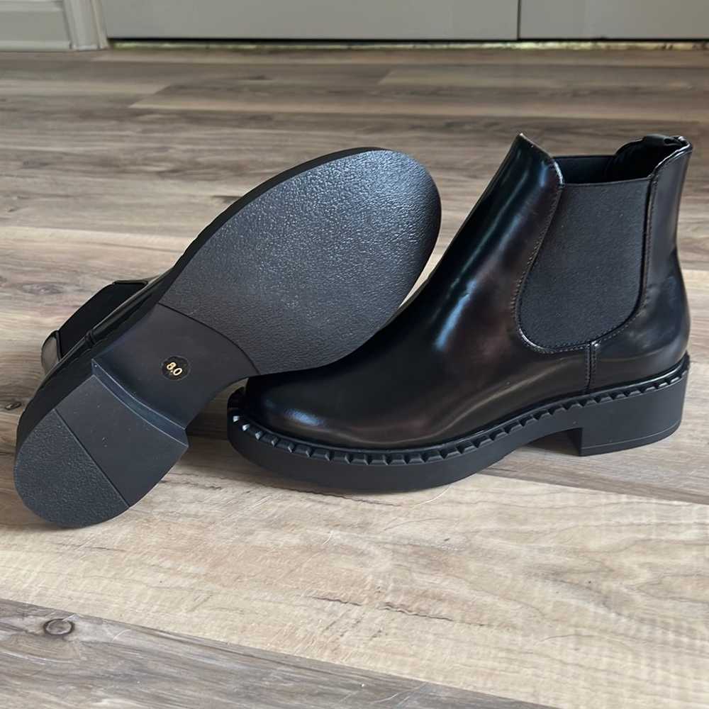 Steve Madden black leather boots - image 2