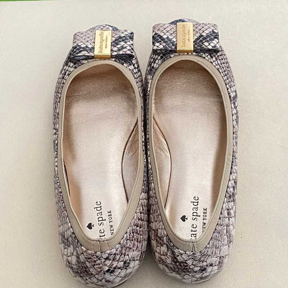 Kate spade snakeskin flats - image 4