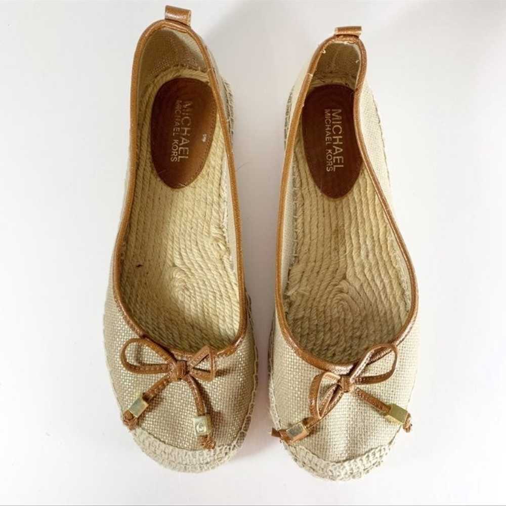 Michael Kors espadrilles flats size 8 - image 2