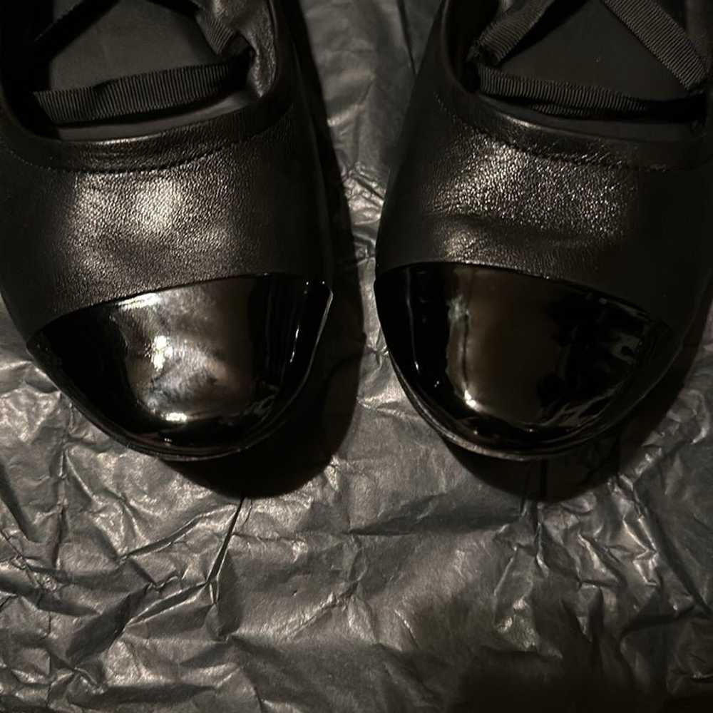 Sigerson Morrison `SMCharlotte’ Black Leather Bal… - image 2