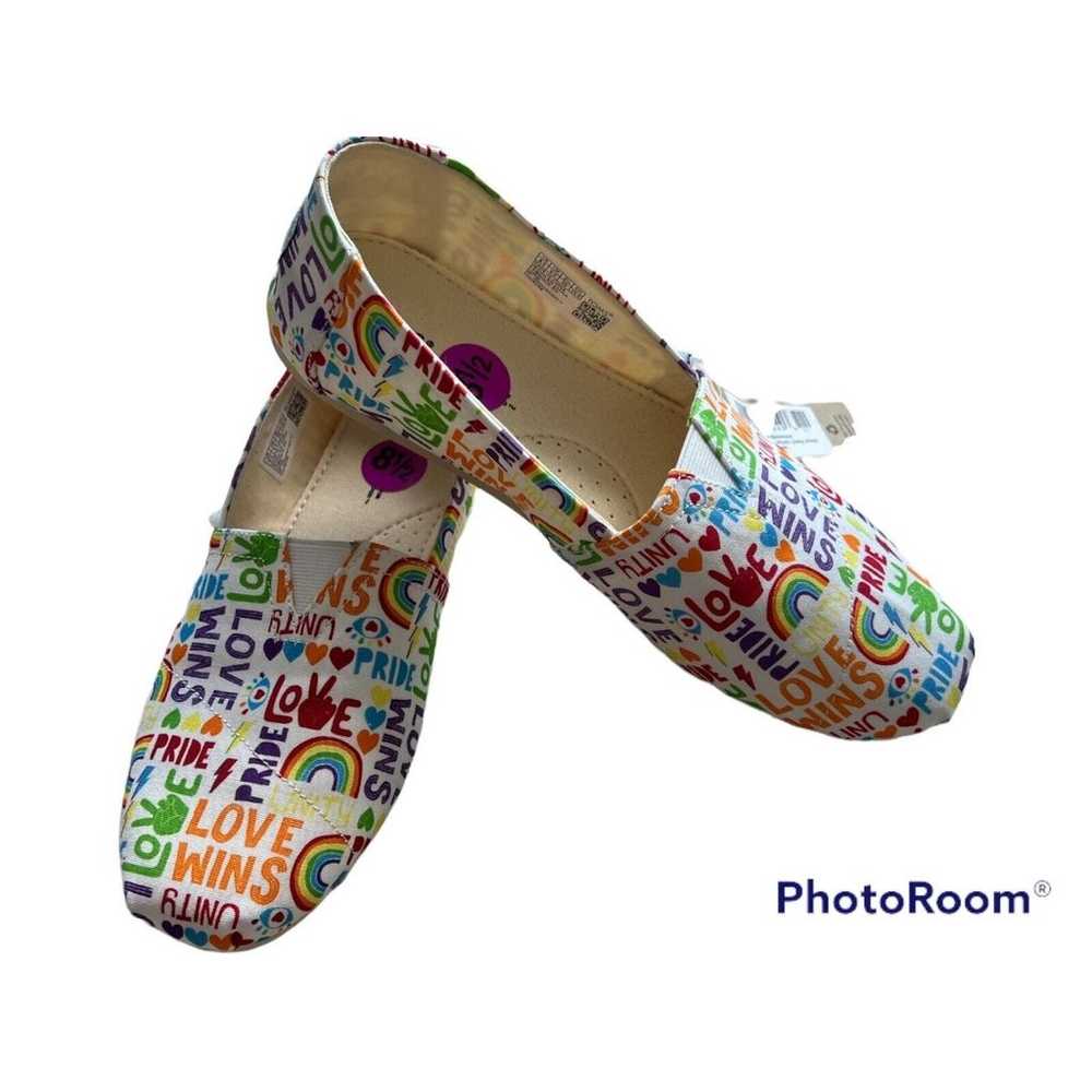 TOMS Pride Unity Rainbow Alpargatas Women’s Size … - image 1