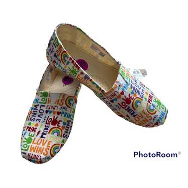 TOMS Pride Unity Rainbow Alpargatas Women’s Size … - image 1