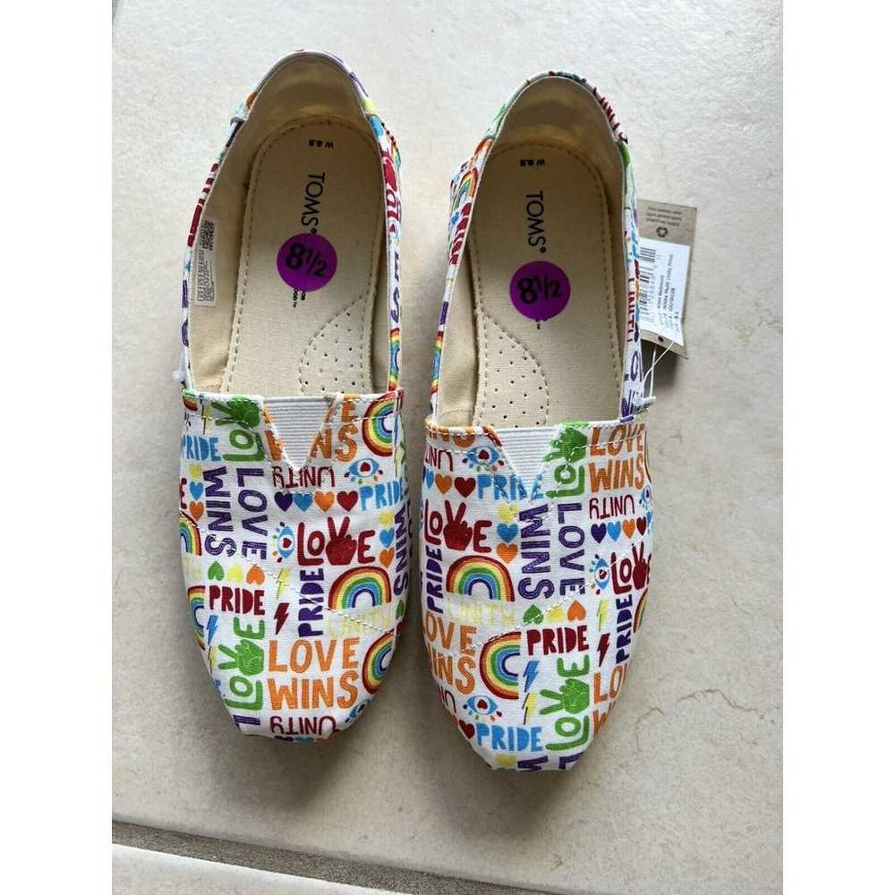 TOMS Pride Unity Rainbow Alpargatas Women’s Size … - image 2